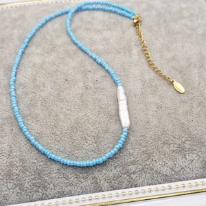 Colier de Vara blue sky - bijuterii - coliere - chockere - Artynos.ro