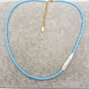 Colier de Vara blue sky, Bijuterii, Coliere, Chockere, Confectionarea bijuteriilor, ARTYNOS