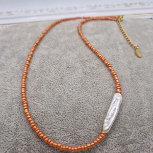 Colier de Vara portocaliu, Bijuterii, Coliere, Chockere, Confectionarea bijuteriilor, ARTYNOS