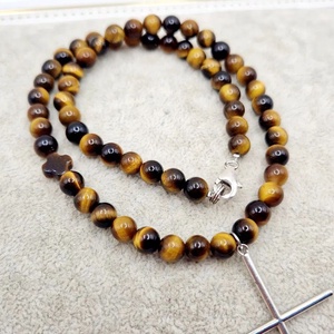 Choker Ochi de tigru Argint - bijuterii - coliere - pandative - Artynos.ro