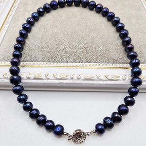 Colier Perle naturale negre - bijuterii - coliere - coliere din perle - Artynos.ro