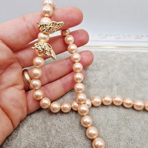 Choker Perle tip Mallorca Fluture - bijuterii - coliere - coliere din perle - Artynos.ro