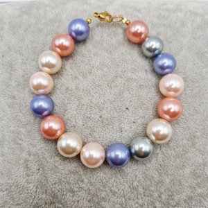 Bratara  Perle tip Mallorca turcoaz - bijuterii - brățări - brățări din perle - Artynos.ro