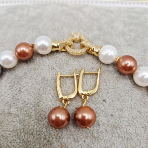 Set Perle tip Mallorca auriu - bijuterii - coliere - coliere din perle - Artynos.ro