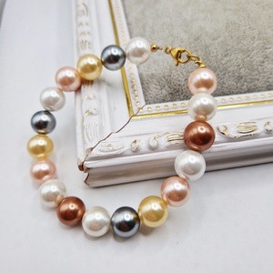 Bratara Perle tip Mallorca auriu, Bijuterii, Bratari, Bratari din perle, Confectionarea bijuteriilor, ARTYNOS