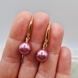 Set Perle tip Mallorca lila - bijuterii - coliere - coliere din perle - Artynos.ro