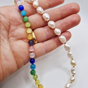 Colier  Perle  Ochi de pisica - Artynos.ro