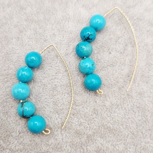 Cercei Turcoaz, Bijuterii, Cercei, Cercei din pietre semipretioase, Confectionarea bijuteriilor, ARTYNOS