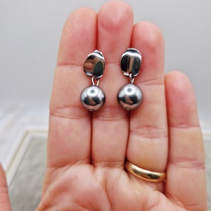 Set / Perle mallorca / inox - bijuterii - seturi de bijuterii - Artynos.ro