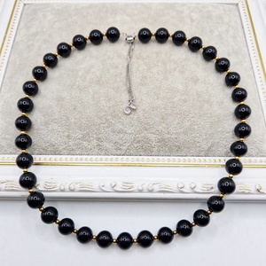 Colier canin  Onix  Hematit auriu - Artynos.ro