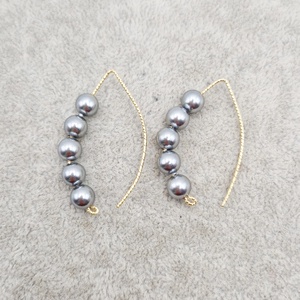 Cercei  Perle tip Mallorca  placat Aur - bijuterii - cercei - cercei din perle - Artynos.ro