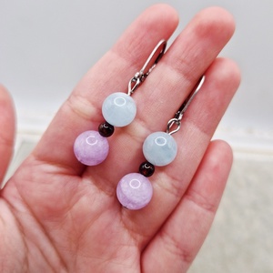 Cercei  Acvamarin  Granat  Ametist lavanda - Artynos.ro