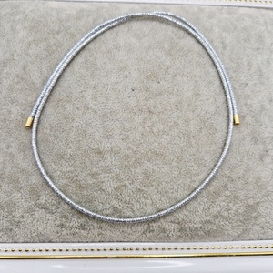 Lucky Rope, Colier magnetic argintiu - bijuterii - coliere - chockere - Artynos.ro