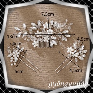 Bijuterii, ornamente de păr, catarame de păr: nuntă, mireasă, ornamente de păr casual, ES-H-SZ10e - accesorii nuntă - ornamente de păr de nuntă - ornamente de păr mireasă - Artynos.ro
