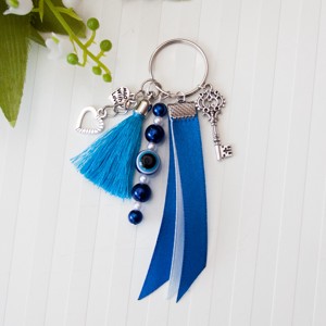Breloc, ornament pentru geanta - All-rounder cu ochi, ochi de protectie - Albastru, , , ARTYNOS