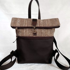Rucsac elegant maro / rucsac, Geanta si husa, Genti de umar si genti de mana, Ranita, Cusatura, ARTYNOS
