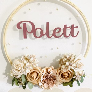 Decor de perete floral personalizat - girly -  - Artynos.ro