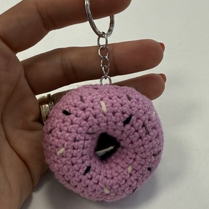 Breloc Donut crosetat manual - geantă și husă - accesorii genți - breloc - Artynos.ro