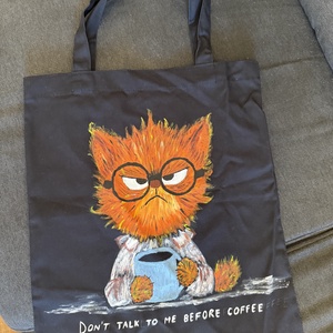 Plăsuță pictată manual  - geantă și husă - geantă pentru cumpărături - geantă shopper, geantă tote, geantă textilă - Artynos.ro