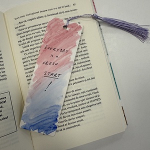 Semn de carte pictat manual Pisici - cărți și creații cu tematică muzicală, cadouri - semn de carte - Artynos.ro
