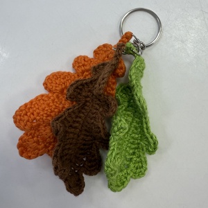 Breloc Frunze de toamna, Geanta si husa, Accesorii genti, Breloc, Crosetat, Cusatura, ARTYNOS