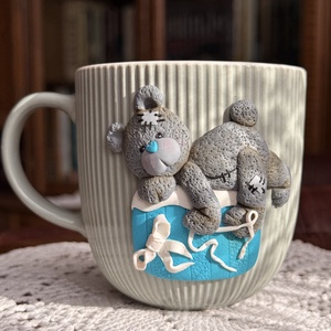 Cana cu decor lucrat manual - Artynos.ro