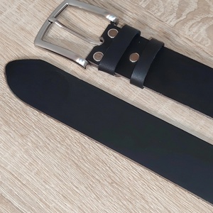 Curea Clasica Neagra din Piele Tabacita Vegetal (Grosime 3mm) � Lucrata Manual, Imbracaminte si moda, Curele si catarame artizanale, Curele, Pielarie, ARTYNOS