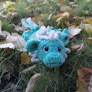 Dragon de apa, Jucarii si echipamente pentru copii, Plusuri, Dragon de plus, Crosetat, Cusatura, ARTYNOS