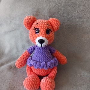 Ursulet de plus, 25 cm, Jucarii si echipamente pentru copii, Plusuri, Ursulet de plus, Crosetat, ARTYNOS