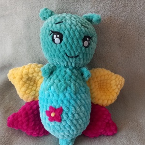 Fluturas de plus, 18 cm, Jucarii si echipamente pentru copii, Plusuri, Figurine de plus, Crosetat, ARTYNOS