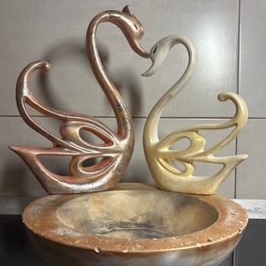 Lebede indragostite - casă & stil de viață - accesorii pentru decorat casa - decorațiuni de masă și decorațiuni pentru rafturi  - decorațiuni de masă - Artynos.ro