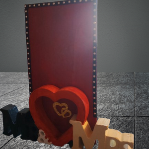 Rama foto Handmade Mr si Mrs - accessorii și unelte - lemn - ramă foto - Artynos.ro