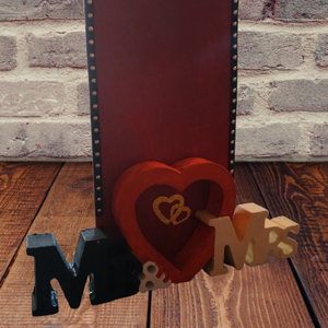 Rama foto Handmade Mr si Mrs - accessorii și unelte - lemn - ramă foto - Artynos.ro