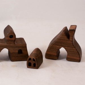  Casă de joacă din lemn, constructor din lemn, puzzle - jucării și echipamente pentru copii - puzzle, jocuri puzzle - puzzle din lemn - Artynos.ro