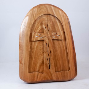 Cruce cu model, cruce din lemn pentru decorarea pereților -  - Artynos.ro