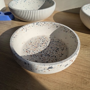 Bol rotund Terrazzo - casă & stil de viață - accesorii pentru decorat casa - decorațiuni de masă și decorațiuni pentru rafturi  - boluri din ceramică, boluri decorative - Artynos.ro