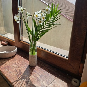 Vaza sticla reciclata - casă & stil de viață - accesorii pentru decorat casa - decorațiuni de masă și decorațiuni pentru rafturi  - pietricele și pietre decor - Artynos.ro