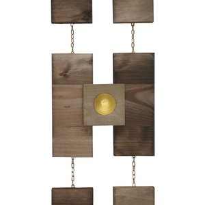 Decoratiune pentru perete 97x20 cm, din lemn, Casă & Stil de viață, Accesorii pentru decorat casa, Decorațiuni de pereți, decorațiuni suspendate, Decorațiuni perete, macramé, Prelucrarea lemnului, ARTYNOS