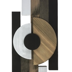 Decoratiune pentru perete 90x20 cm, din lemn, Casă & Stil de viață, Accesorii pentru decorat casa, Decorațiuni de pereți, decorațiuni suspendate, Decorațiuni perete, macramé, Prelucrarea lemnului, ARTYNOS
