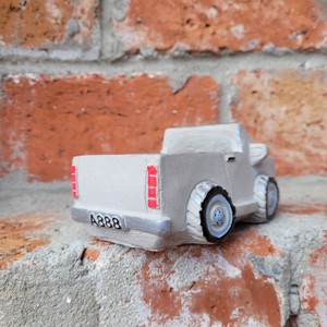 Baril de camion colorat în beton, lumini frumos vopsite, toate impregnate -  - Artynos.ro