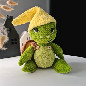 Testoasa crosetata cu hainute, Jucarii si echipamente pentru copii, Plusuri, Figurine de plus, Crosetat, ARTYNOS
