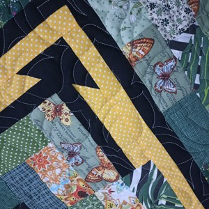 Hot flashes patchwork quilt, pătură -  - Artynos.ro