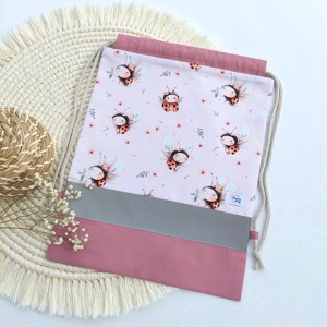 Saci de gimnastica Ovis pentru fetita, ladybug, LuannaBaby, Jucarii si echipamente pentru copii, Saci si seturi pentru copii, Saci de gimnastica pentru copii, Cusatura, ARTYNOS
