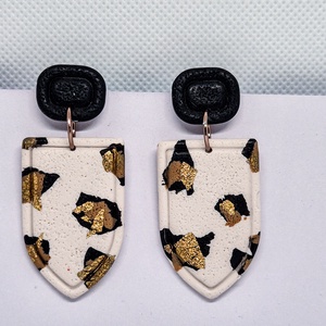 Cercei Animal print, Bijuterii, Cercei, Cercei lungi, Confectionarea bijuteriilor, Lucrare cu argila, ARTYNOS