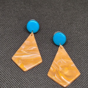 Cercei Cravată aurie - bijuterii - cercei - cercei lungi - Artynos.ro