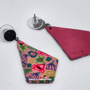 Cercei Cravată cu flori - bijuterii - cercei - cercei lungi - Artynos.ro