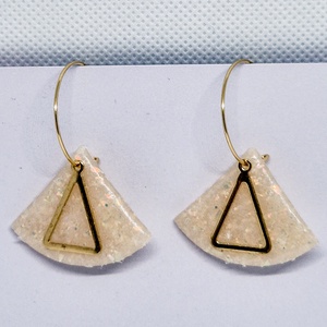 Cercei sclipiciosi, Bijuterii, Cercei, Cercei Hoops, Confectionarea bijuteriilor, Lucrare cu argila, ARTYNOS