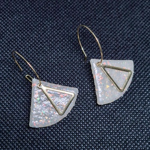 Cercei sclipicioși - bijuterii - cercei - cercei hoops - Artynos.ro