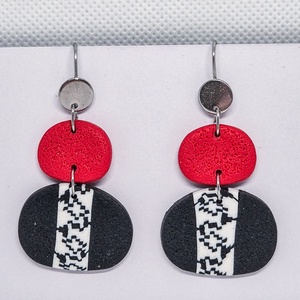 Cercei cu iz traditional, Bijuterii, Cercei, Cercei lungi, Confectionarea bijuteriilor, Lucrare cu argila, ARTYNOS