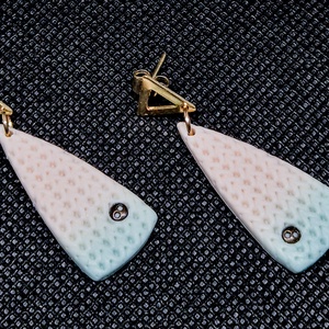 Cercei Flanel :) - bijuterii - cercei - cercei lungi - Artynos.ro